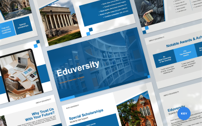 Eduversity — szablon prezentacji uniwersyteckiej