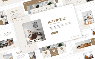 Interierz - Intérieur Modèle PowerPoint