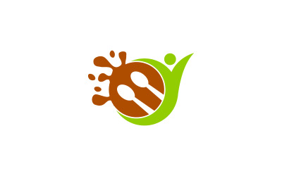 Logo kawiarni i baru restauracji zdrowia