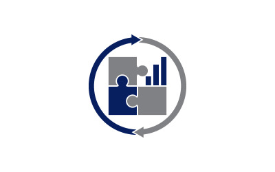 Design-Vorlage für das Business-Teamwork-Logo
