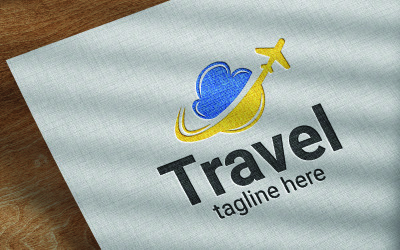 Modelo de Design de Logotipo de Vetor de Negócios de Viagens