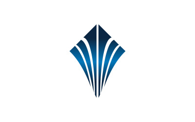 Szablon projektu logo usługi sukcesu biznesowego