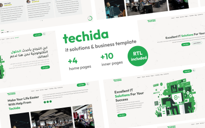 techida | IT Solutions Business Services multipurpuse Responsive HTML5 Bootstrap5 template