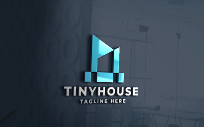 Modelo de logotipo Tiny House Pro