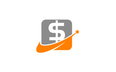 Projekt szablonu logo rozwiązania biznesowego