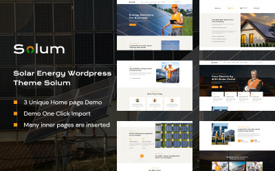 Solum – Napenergia WordPress téma