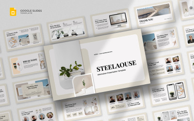 Steelaouse – Minimalista Google Slides-sablon