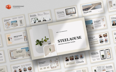 Steelaouse - Minimalistická šablona Powerpoint
