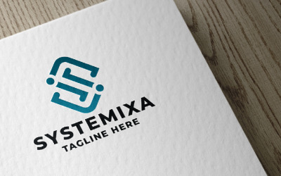 Systemixa Letter S Pro logotypmall
