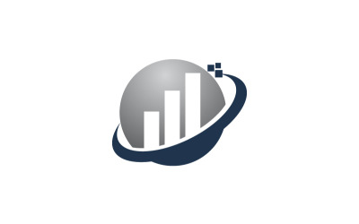 Szablon projektu logo optymalizacji biznesowej
