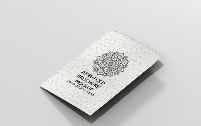 Brochure - Mockup di brochure pieghevole A5 4