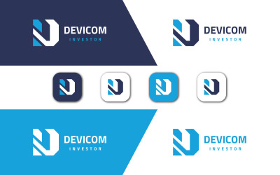Devicom Investor Logo Design Template