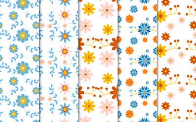 Floral pattern and background bundle