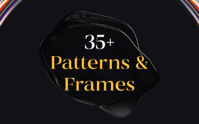 Paquete de más de 35 patrones y marcos