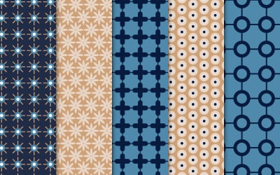 Patrón de tela con formas geométricas