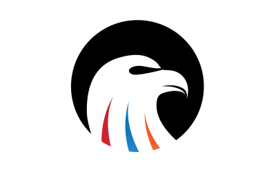 Cabeza de águila Logo Vector icono Plantilla vector v17