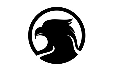 Cabeza de águila Logo Vector icono Plantilla vector v22