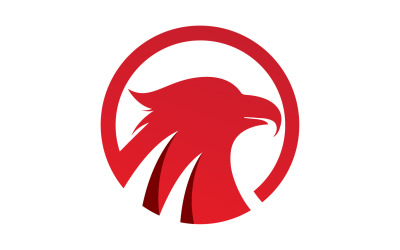 Cabeza de águila Logo Vector icono Plantilla vector v23