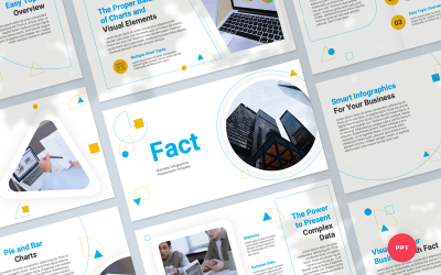 Fakt – Business-Infografik-Präsentation PowerPoint-Vorlage
