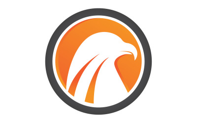 Tête d&amp;#39;aigle Logo Vector icon Template vecteur v20
