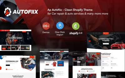 Ap Autofiix - Car Repair &amp;amp; Auto Services Shopify Theme