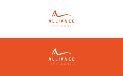 Modelo de Design de Logotipo de Seguros Alliance
