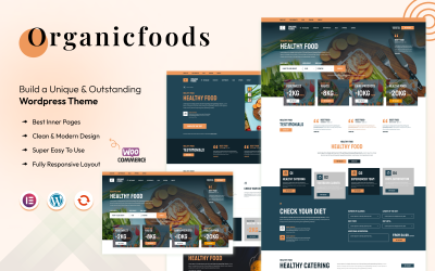 Organic Foods — тема WordPress для органической и здоровой пищи
