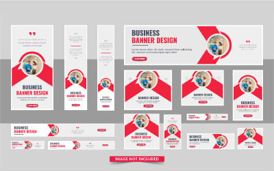 Business Headline web banner or Vertical, horizontal and square web banner