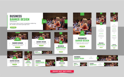 Modern Business Headline web banner or Vertical, horizontal and square web banner design