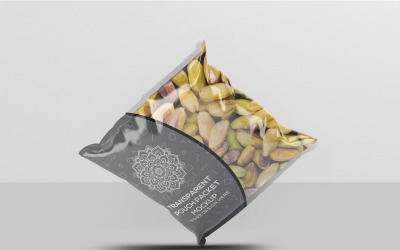 Pouch - Transparent Pouch Packet Mockup 5