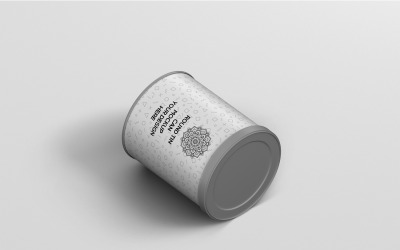 Teneke Kutu - Yuvarlak Teneke Kutu Maketi 2