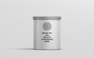 Tin Can - Round Tin Can Mockup 4