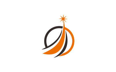 Üzleti siker szolgáltatás logo design sablon absztrakt