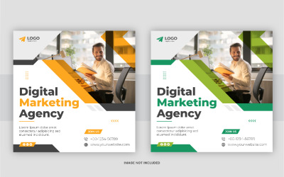 Digital marketing post template