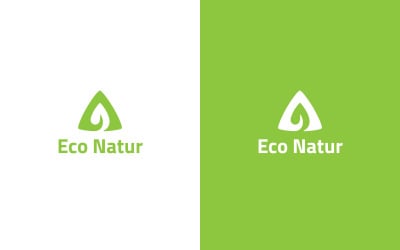 Šablona návrhu loga Eco Natur