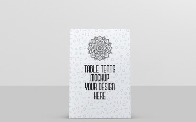 Tafeltenten - Mockup voor tafeltenten