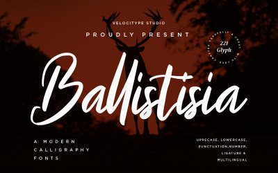 Ballistisia - Moderní kaligrafická písma