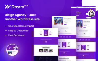 DreamHub - Tema de WordPress para agencias de diseño