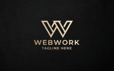 Šablona loga Web Work Pro