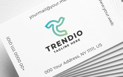 Sjabloon voor Trendio Letter T Pro-logo