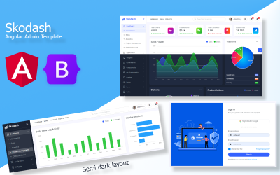 Skodash – Angular 13+ Bootstrap 5 Admin-Vorlage