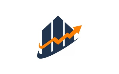 Szablon logo rozwiązania biznesowego