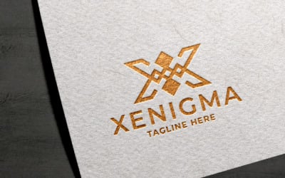 Xenigma Lettera X Pro Logo Modello