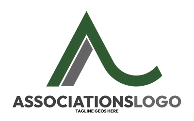 Associações de logotipo com um visual simples