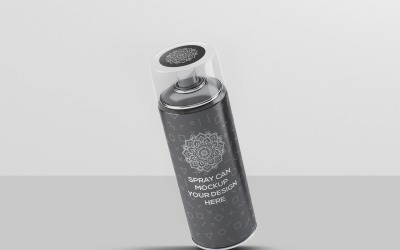 Spray Paint - Paint Spray Can Mockup 8