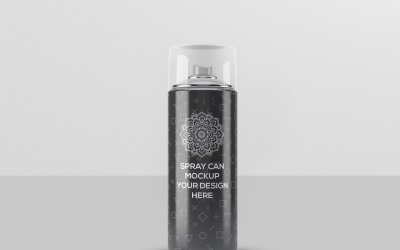 Spray Paint - Paint Spray Can Mockup 9