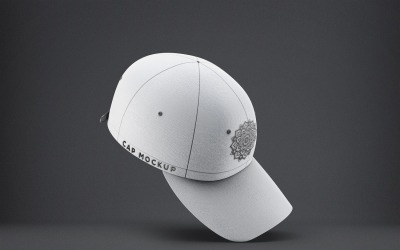 棒球帽 - Snapback 棒球帽样机 7