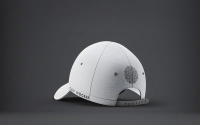Baseball Cap - Snapback Baseball Cap Mockup 4