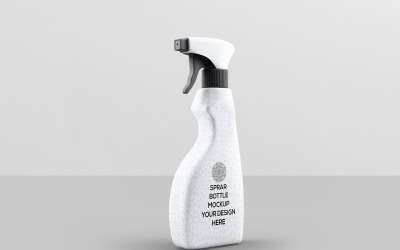 Botella rociadora - Maqueta de botella rociadora de limpieza 3