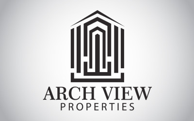 Шаблон логотипу Arch View Real Estate